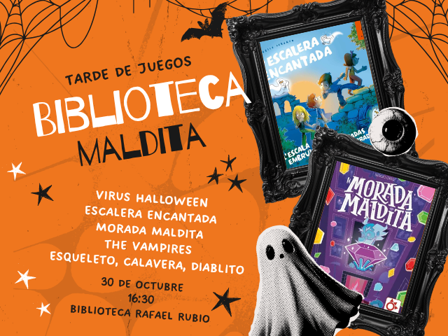 ACTIVIDAD FAMILIAR: LA BIBLIOTECA MALDITA - TARDE DE MONSTRUOS Y CARTAS